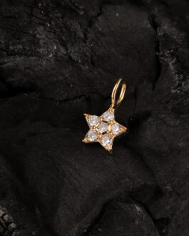 18 Kt Rose Gold Pendant with Diamonds